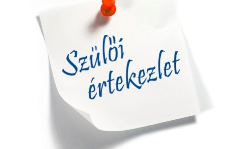 SZÜLŐI ÉRTEKEZLET – MEGHÍVÓ!